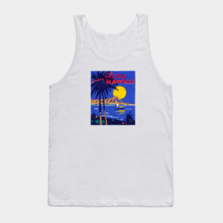 1930 Hawaiian Seascape Tank Top