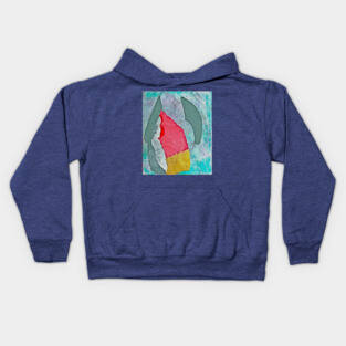 Minimal Abstract Collage Kids Hoodie