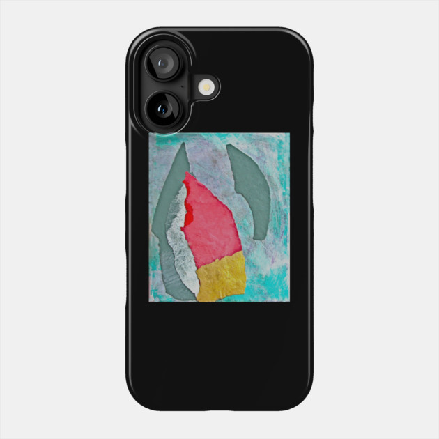 Minimal Abstract Collage Phone Case by DonWillisJrArt
