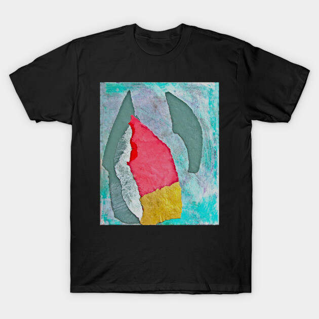 Minimal Abstract Collage T-Shirt by DonWillisJrArt