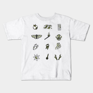 Magnus Archives fears / entities green Kids T-Shirt