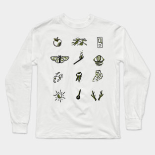 Magnus Archives fears / entities green Long Sleeve T-Shirt