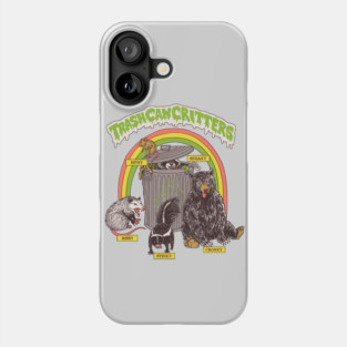 Trash Can Critters Phone Case