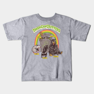 Trash Can Critters Kids T-Shirt