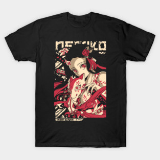 Nezuko Kamado - Demon Slayer Design T-Shirt