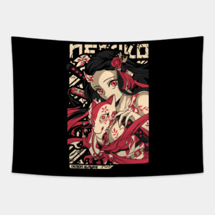Nezuko Kamado - Demon Slayer Design Tapestry
