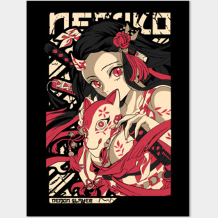 Nezuko Kamado - Demon Slayer Design Posters and Art