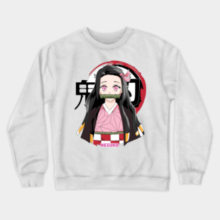 Cute Nezuko - Demon Slayer - Kimetsu no Yaiba Crewneck Sweatshirt