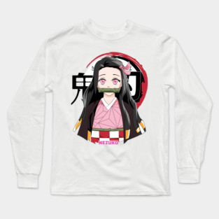 Cute Nezuko - Demon Slayer - Kimetsu no Yaiba Long Sleeve T-Shirt