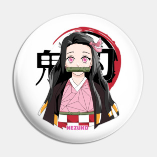 Cute Nezuko - Demon Slayer - Kimetsu no Yaiba Pin