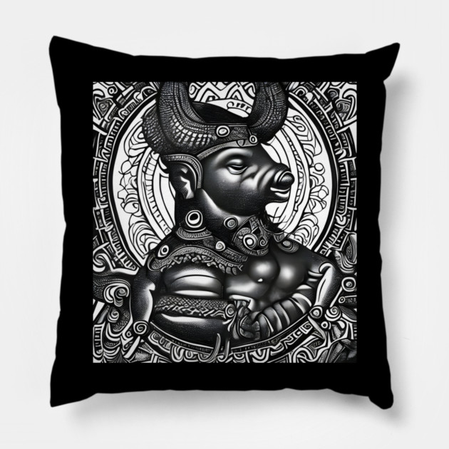 vintage style Pillow by animegirlnft