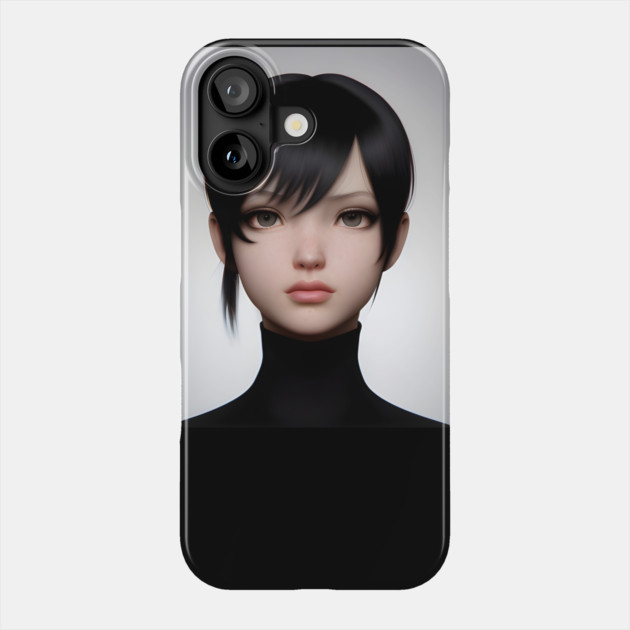 anime girl manga Phone Case by animegirlnft