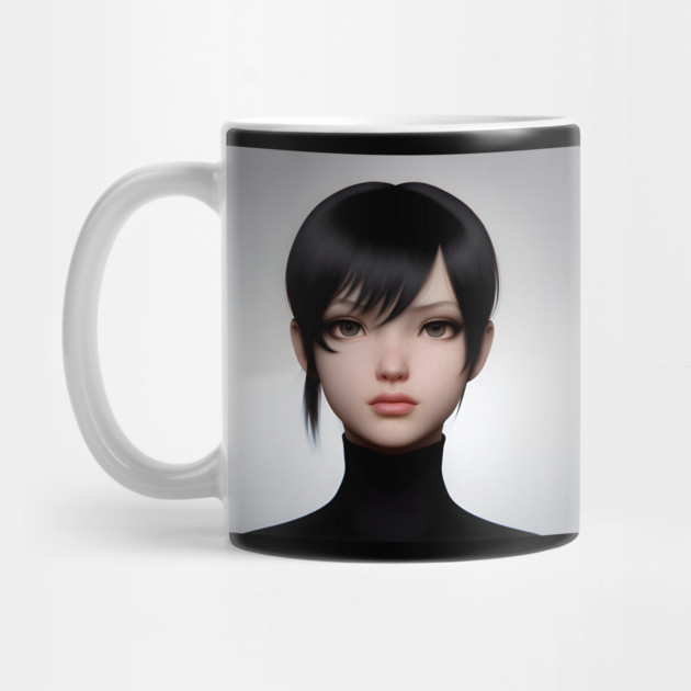 anime girl manga by animegirlnft