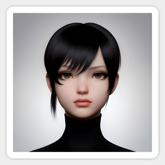 anime girl manga Magnet by animegirlnft