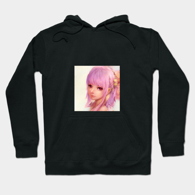 anime girl Hoodie by animegirlnft