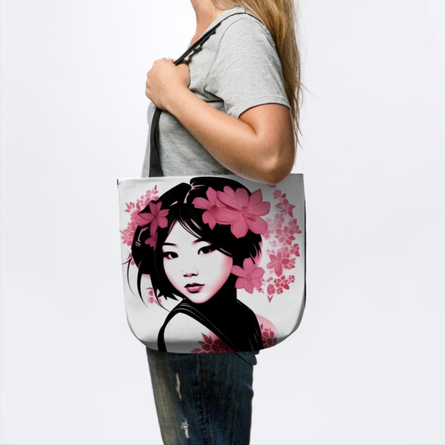 manga art flowers by animegirlnft