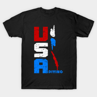Dive USA Diver Competitive Diving Original T-Shirt