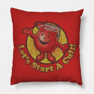 RETRO STYLE - Lets Start A Cult Pillow