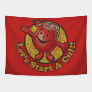 RETRO STYLE - Lets Start A Cult Tapestry