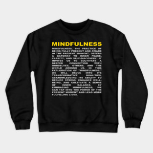 Mindfulness Crewneck Sweatshirt