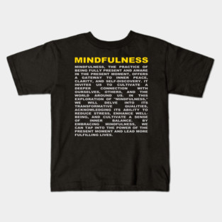 Mindfulness Kids T-Shirt