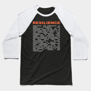 Resilience Baseball T-Shirt
