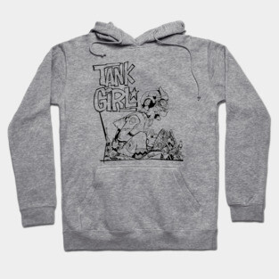 More Tank Girl VI (High Resolution, Monochrome). Hoodie