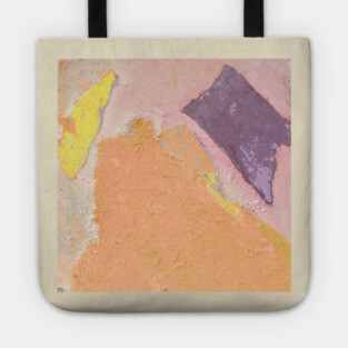 Abstract mixed media acrylic painting Tote