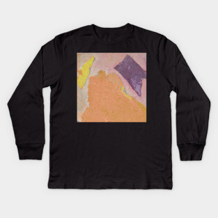 Abstract mixed media acrylic painting Kids Long Sleeve T-Shirt