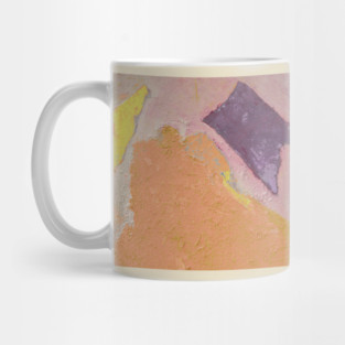 Abstract mixed media acrylic painting Mug