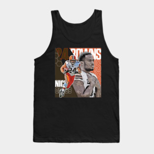 Nick Chubb Football Design Poster Browns Tank Top