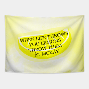 When life throws you lemons Tapestry