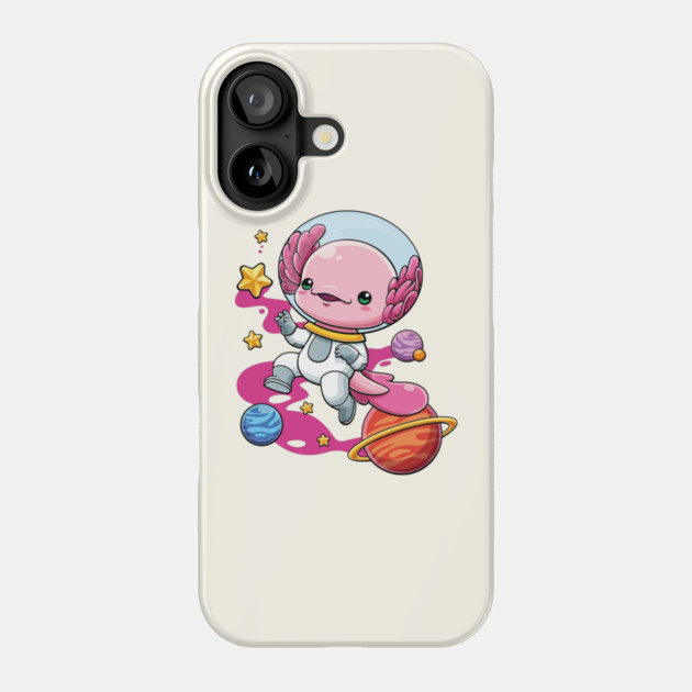 Space Axolotl Phone Case by GoshWow®