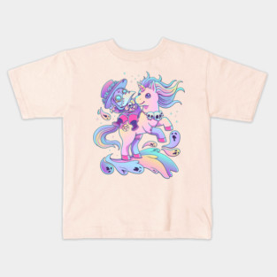 Plague Doctor Unicorn Kids T-Shirt