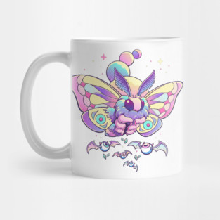 Pastel Goth Moth Mug