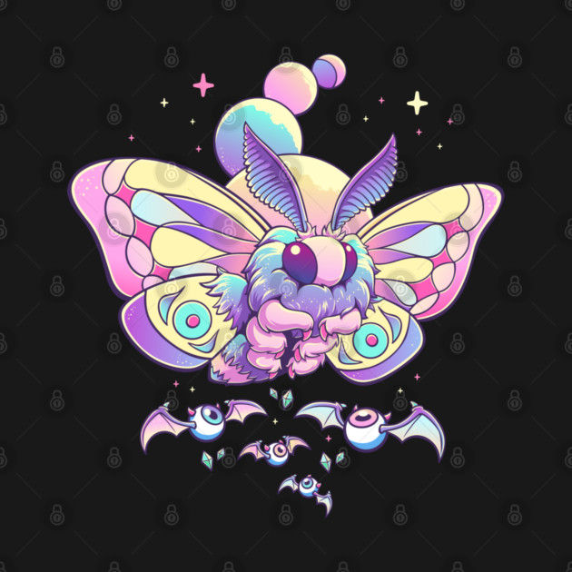 Pastel Goth Moth by GoshWow®