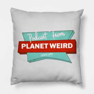 Planet Weird Diner Pillow