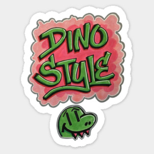 Dino Style Sticker