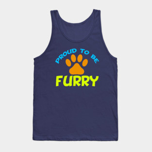 Proud to Be Furry Tank Top
