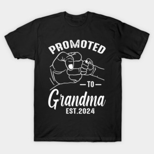 Promoted To Grandma 2024 T-Shirt