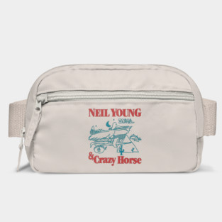 classic 70s vintage neil young & crazy horse fanmade Bag