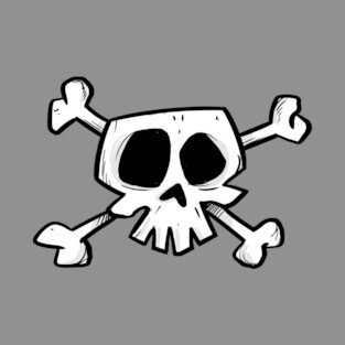 Skull- By Skipper Richard Wallace T-Shirt