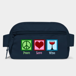 Peace Love Wine Bag