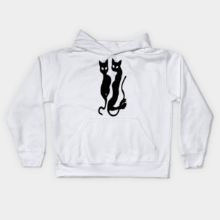 These aren't Cats, AI Kids Hoodie