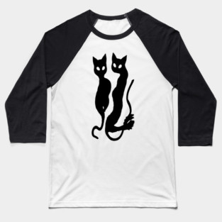 These aren't Cats, AI Baseball T-Shirt