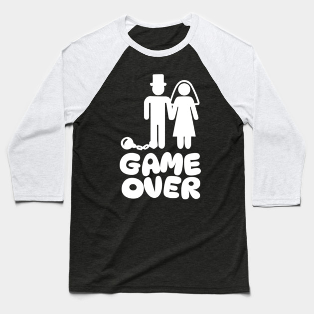 Funny Wedding Marriage Game Over Baseball T-Shirt by The WYLD Tribe