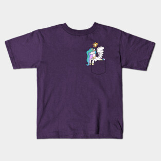 Pocket Princess Celestia Kids T-Shirt