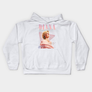 Princess Diana - 90s Retro Aesthetic Fan Design Kids Hoodie