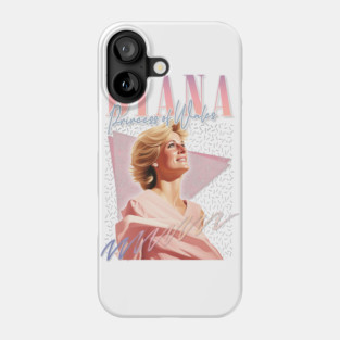 Princess Diana - 90s Retro Aesthetic Fan Design Phone Case