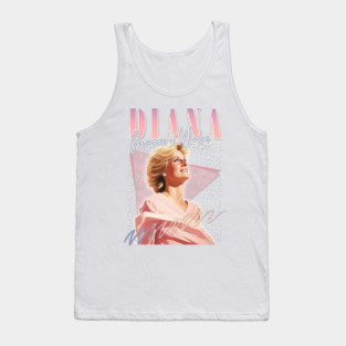 Princess Diana - 90s Retro Aesthetic Fan Design Tank Top